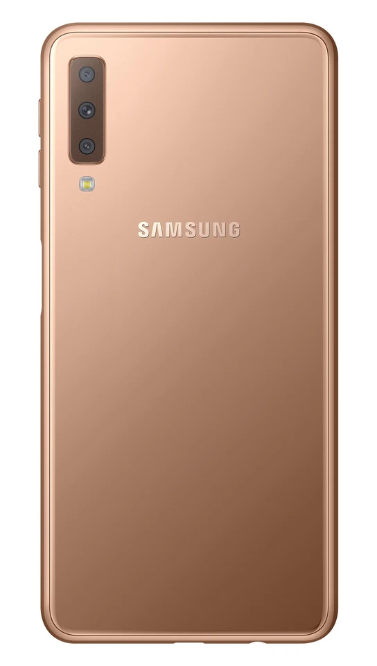 Samsung Galaxy A7 (2018) A750F Android 8.0 Smartphone Gold "gut", Foto 2 von 4