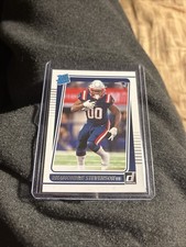 2021 Panini Donruss Rhamondre Stevenson Rated Rookie Card New England Patriots . rookie card picture