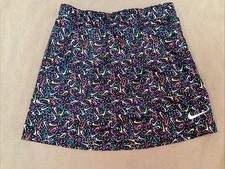 Nike Fitness Skort 5 Girls Small Colorful Swoosh Pattern