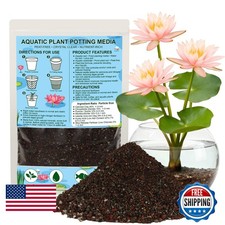 PJT WZD-4LB-Aqua-Soil Aquatic Plant Soil 4LB for Water Lily Lotus Clay Based