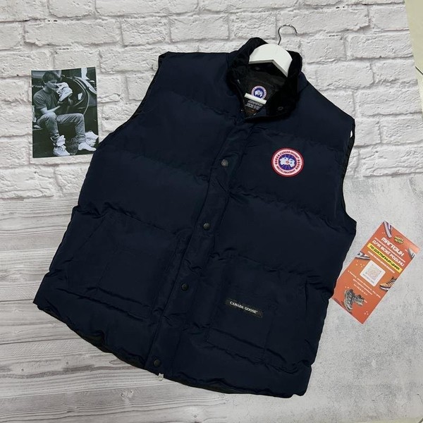 Canada Goose Weste Herren Navy Wolle L