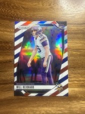 2024 Panini Prizm - Red White & Blue Prizm #396 Will Reichard (RC)