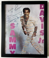 Sammy Davis Jr. signed autographed photo 8x10 framed