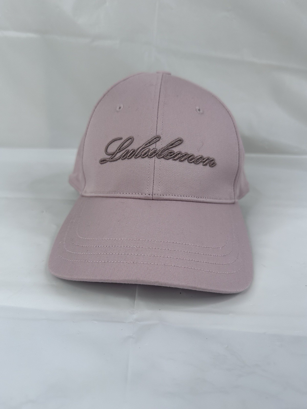 Lululemon Structured Ball Cap Script Lavender Pin… - image 1