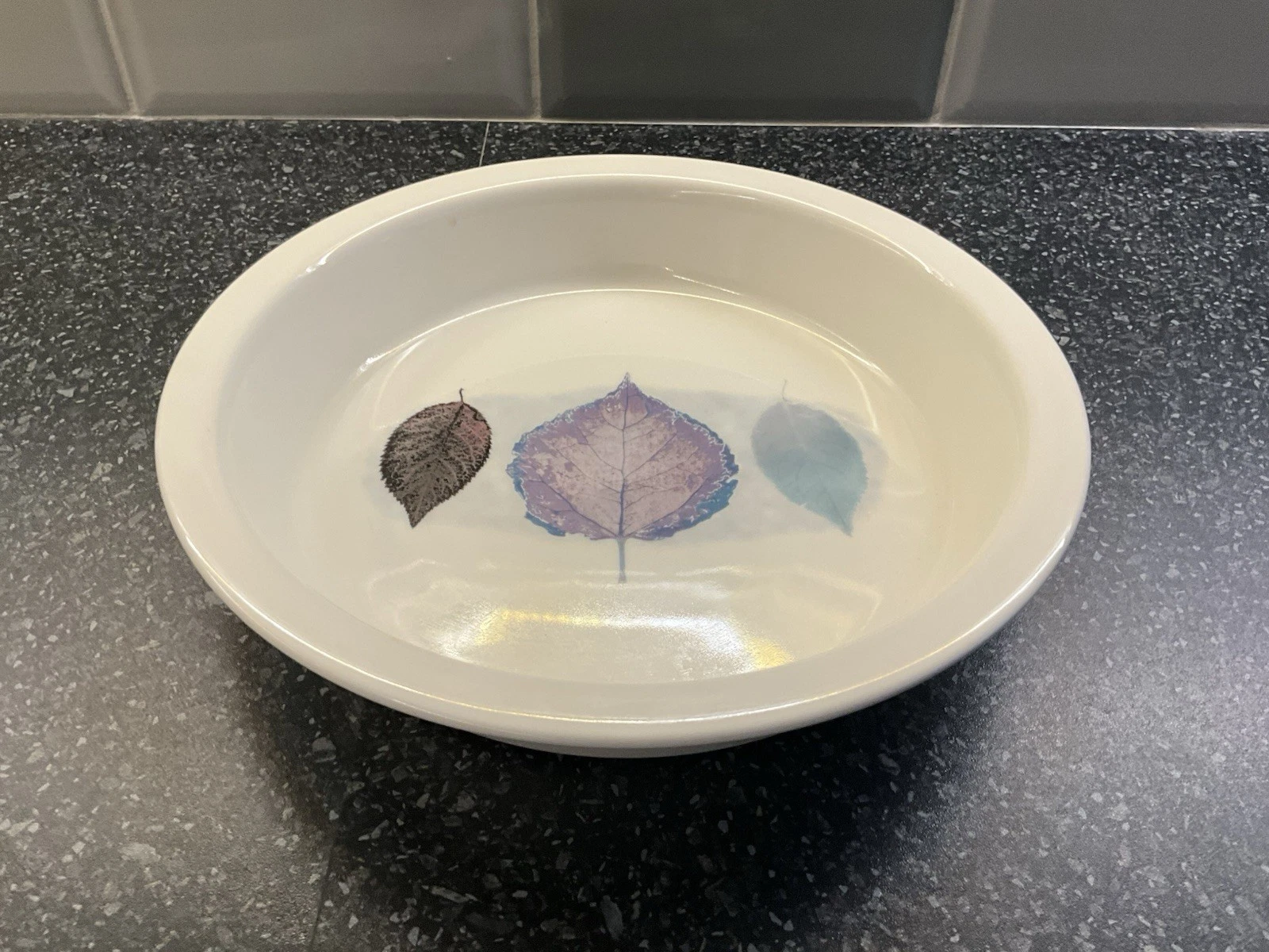 Portmeirion Dusk by Jo Gorman - 26.5 cm Pie Dish VGC