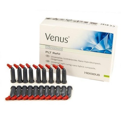 Kulzer 66039009 Venus Diamond Universal Nanohybrid Composite PLT 20/Pk A2