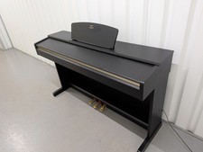 Yamaha Arius YDP-161 Digital Piano in satin black clavinova keyboard #26099