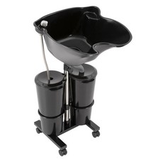 Mobile Hairdressing Backwash Shampoo Basin Sink Salon Wash Hair Bowl Portable