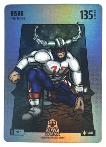 2025 Bo Jackson Battle Arena Bison Josh Allen Silver Battlefoil 1st Edition