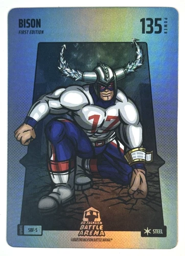 2025 Bo Jackson Battle Arena Bison Josh Allen Silver Battlefoil 1st Edition