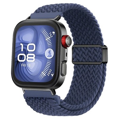 For Huawei Watch Fit 3/4/4 Pro Magnetic Braided Nylon Watch Strap Band Bracelet