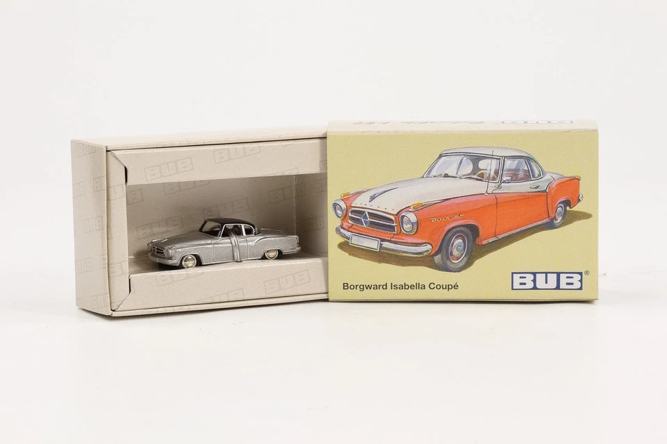 1:87 BUB Borgward Isabella Coupe graumetallic/schwarz Limited 1000 Stk. Art.Nr.  - Bild 1 von 1