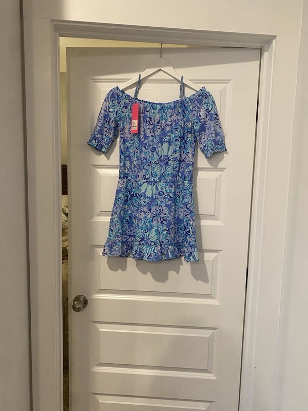 Lilly Pulitzer Girls Sz 12-14 Multi Colored Skort Romper