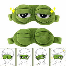 Funny 3D Frog Cute Sleeping Eye Mask Blindfold Travel Sleep Masks Soft Eye Cover