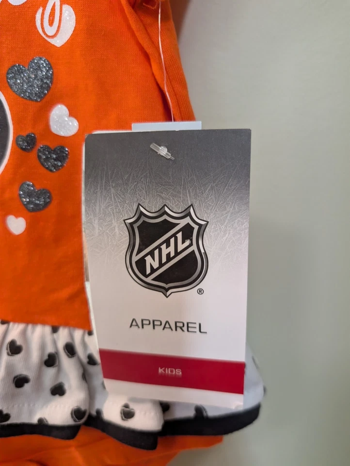 Philadelphia Flyers 18 Month Girls Onsie "Love Hockey" NWT - Image 2 of 4