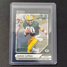 🚛GN 2024 PANINI DONRUSS FOOTBALL Press Proof Black 1/10 JAMES LOFTON