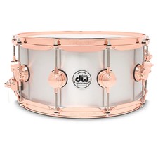 DW Collector's Series 1mm Aluminum Snare Drum with Copper Hardware 14 x 6.5 in.
