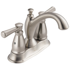 Delta Linden 2594-SSMPU-DST 2 Handle 4 in Centerset Bathroom Faucet In Stainless