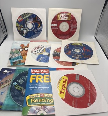 Early  Learning  PC GAMES For  Kids LOT OF 11 Games CD-ROM