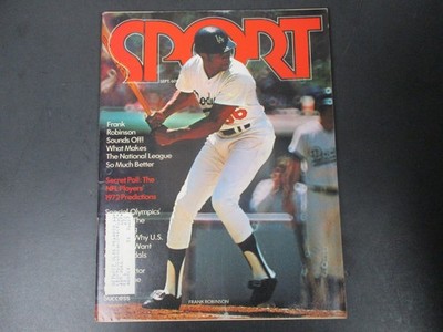 SPORT Magazine September 1972 Vol 54 No 3 Frank Robinson NFL Predictions