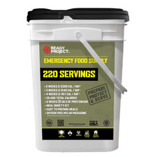 FREEZE DRIED MRE SURVIVAL EMERGENCY FOOD SUPPLY MEALS, 220 SERVINGS, MADE IN USA