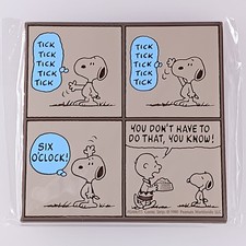 Sous-verre en caoutchouc Snoopy Charlie Brown Peanuts du Japon