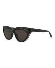 NEW Balenciaga Women's 56MM Reverse Cat Eye Sunglasses - Black/100 AUTHENTIC