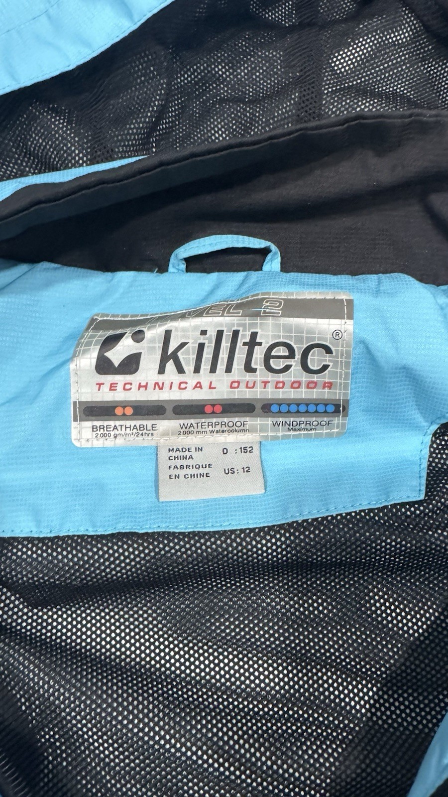 Killtec Level 2 Light Blue Waterproof Windproof B… - image 5