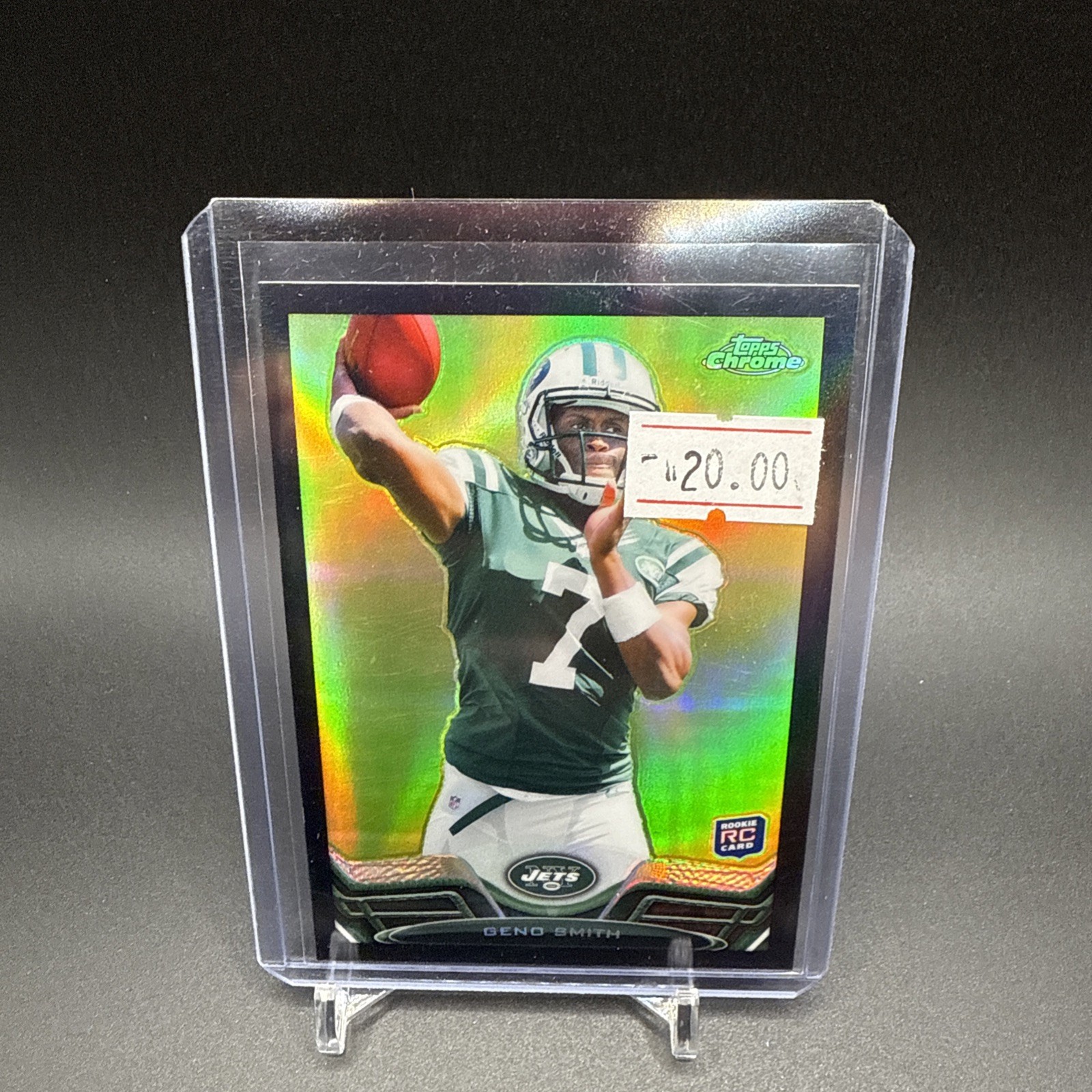 2013 Topps Chrome Black Refractor 246/299 Geno Smith #21 Rookie RC 16qs