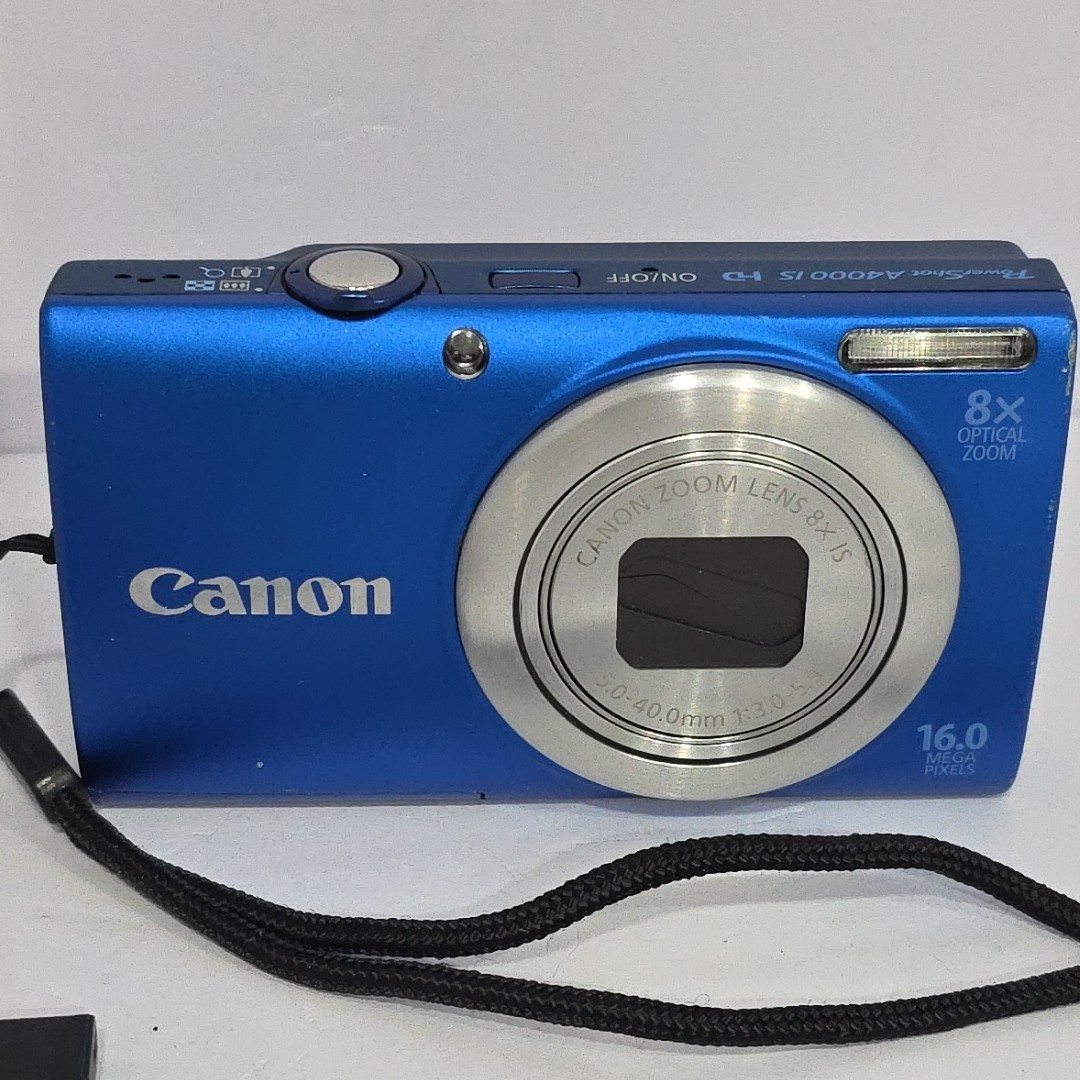 Canon PowerShot A4000 IS 16.0MP Digital Camera - Blue for sale