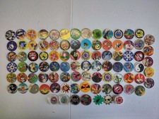 Large Lot of 85 Vintage Loose Pogs Slammers Mixed Lot Power Rangers Goosebumps