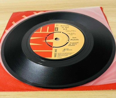 Sex Pistols / Anarchy In The U.K. 1976 UK 7in Vinyl EMI Records