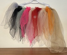 Lot Of 9 Vintage Nylon Chiffon Scarves