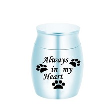 Hot selling pet hair mini urn light pink light blue urn - usa