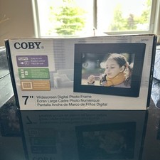 Coby DP700 7" Widescreen Digital Picture Frame LED Display 16:9 Photo Viewer