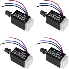 4 PCS DC Motor Speed Controller Universal 12V 24V Electronic Stepless Speed