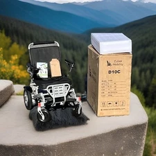 Leon Foldable Lightweight Electric Wheelchairs 265lbs Max Load 500W 14Miles