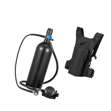 Mini Scuba Tank, 1.9L Portable Small Diving Tank for Underwater Breathing, Reusa