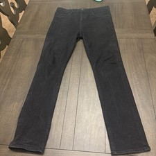 Purple Brand Mens Slim Straight Black Denim J...