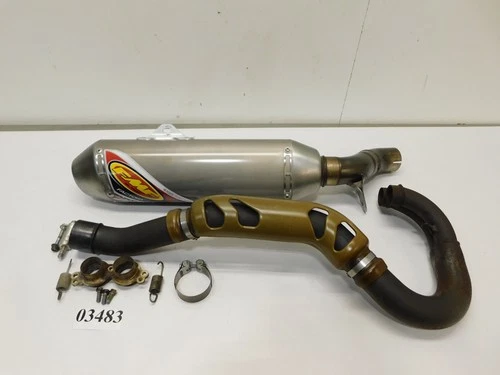 2008 Polaris OUTLAW 525 S OEM Head Pipe With FMF 4.1 Silencer 1261888-489