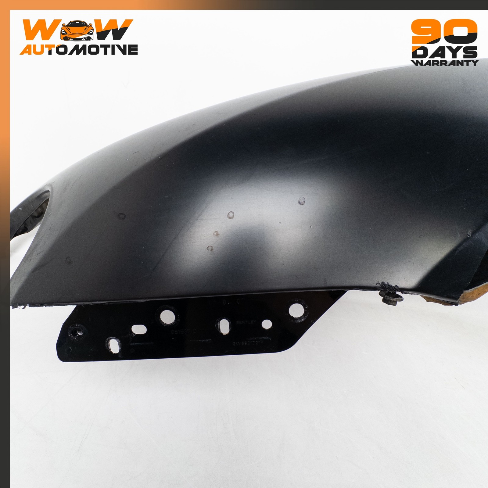 04-13 BENTLEY CONTINENTAL GTC FRONT LEFT DRIVER SIDE FENDER ASSEMBLY BLACK OEM