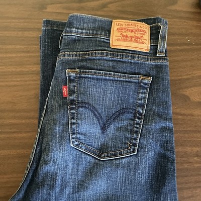 Levis 512 Jeans 12 M Boot Cut Womens Denim Perfectly Slimming