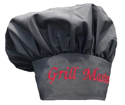 CHEFSKIN Beautiful Grill Master Chef Apron Professional Gift Black Hat