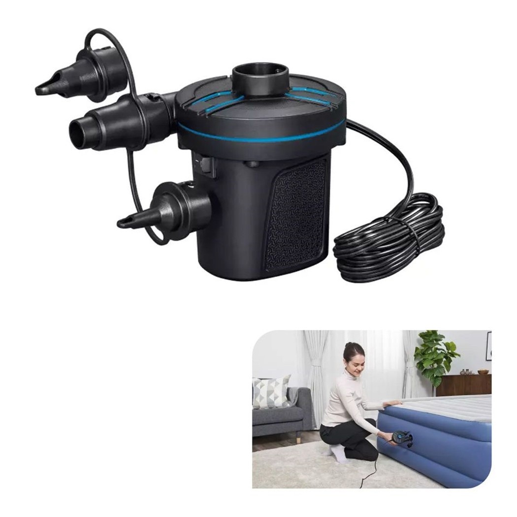 Pompa Di Gonfiaggio Elettrica Powertouch Corrente Continua Dc Caricatore 12v 680