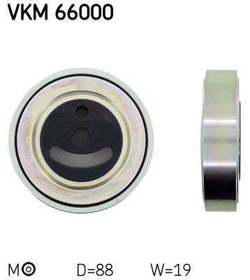 SKF VKM 66000 Belt Tensioner, V-ribbed belt for SUZUKI
