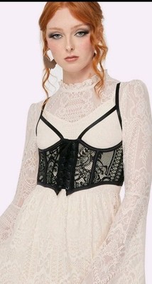 Killstar Arden Lace Basque 4XL Underbust Corset