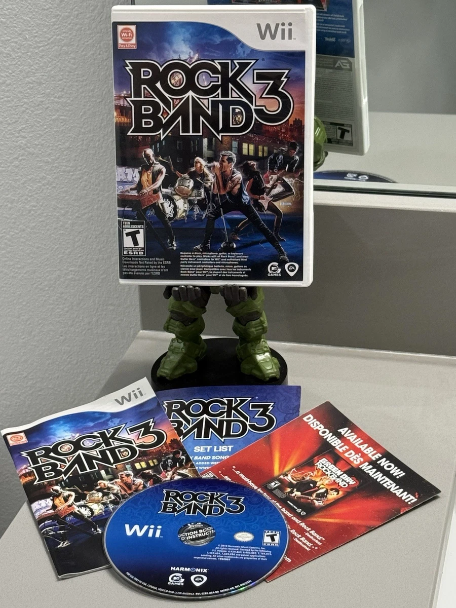 Rock Band 3 Sur Wii - Version PAL FR - NEUF Sous Blister