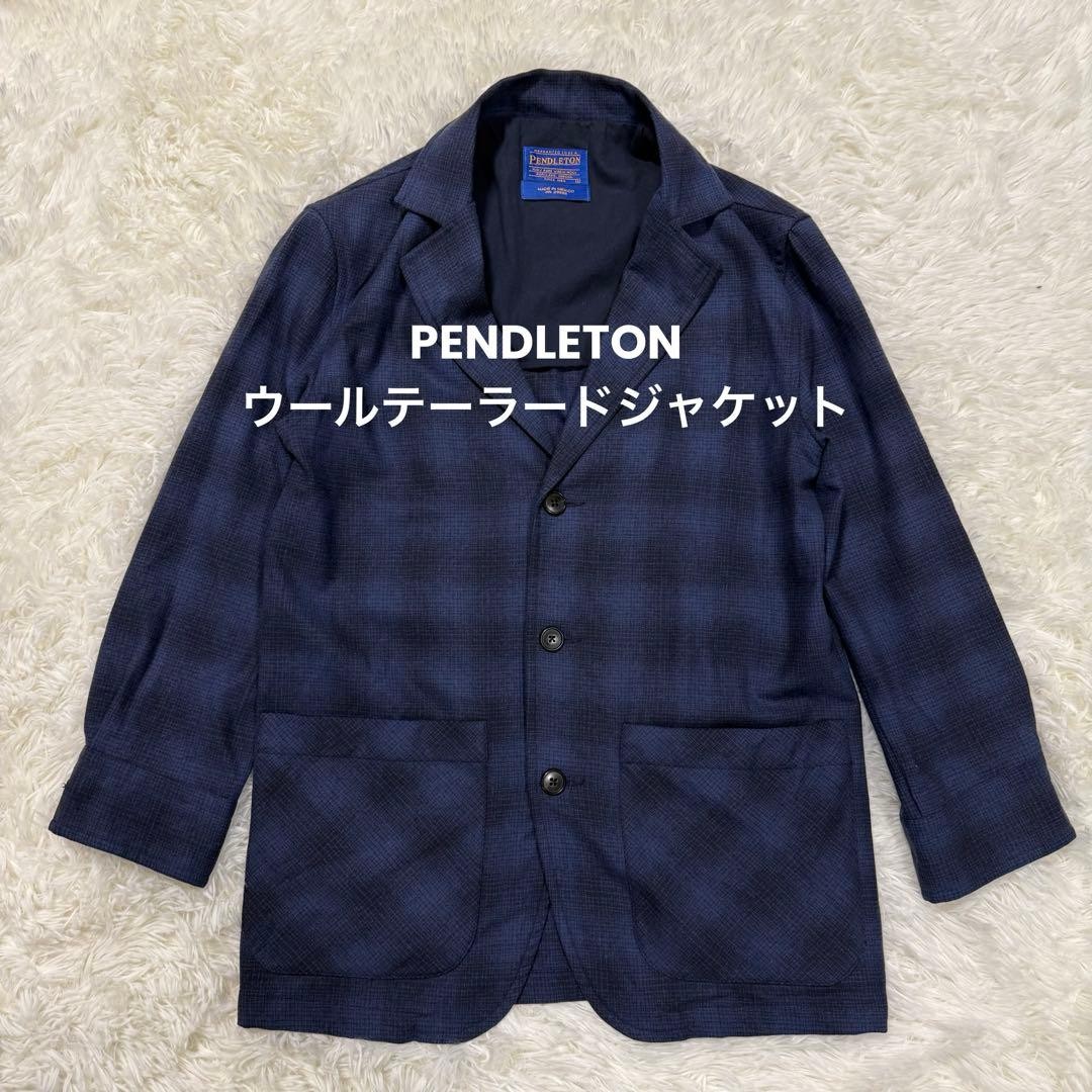 Pendleton Ombre Tailored Wool Jacket 3/4 Sleeve N… - image 1