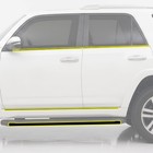 Fits Toyota 4Runner 14-24 Side Window Chrome Delete Decal Film Blackout Trim