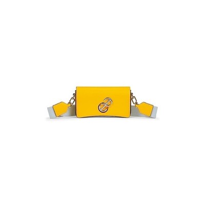 275. ECCO Pinch S Lock Wave Leather Crossbody Bag Cow Yellow